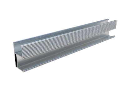 Forte demande du marché pour les rails solaires en aluminium de type R