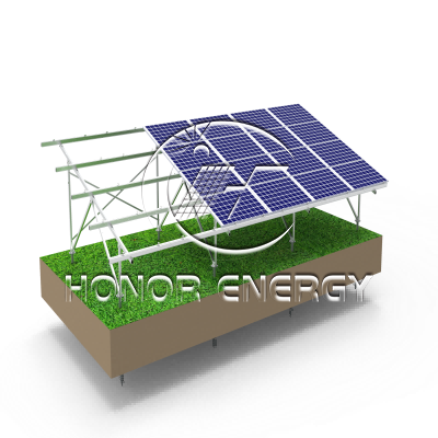 Support de sol en aluminium solaire réglable