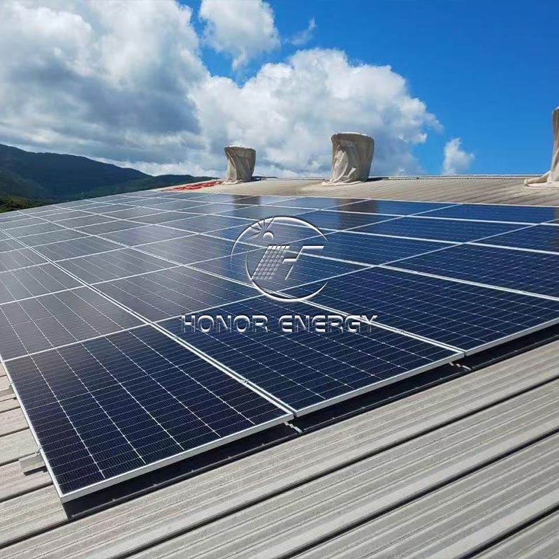 Support de toit solaire en métal en aluminium