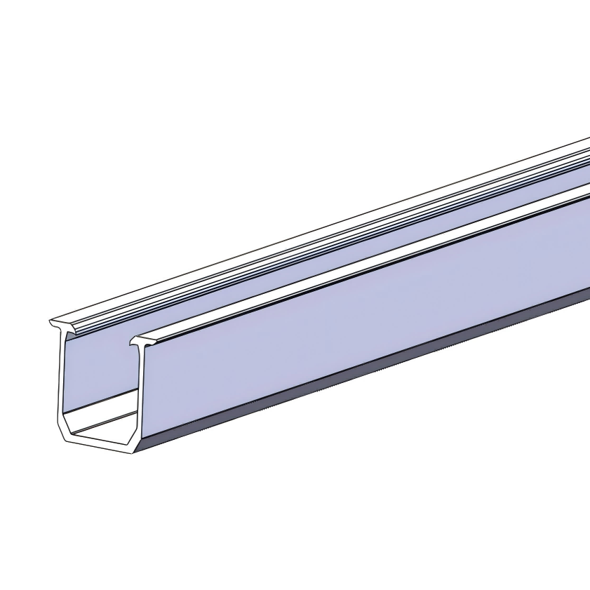 Mini rails solaires en aluminium