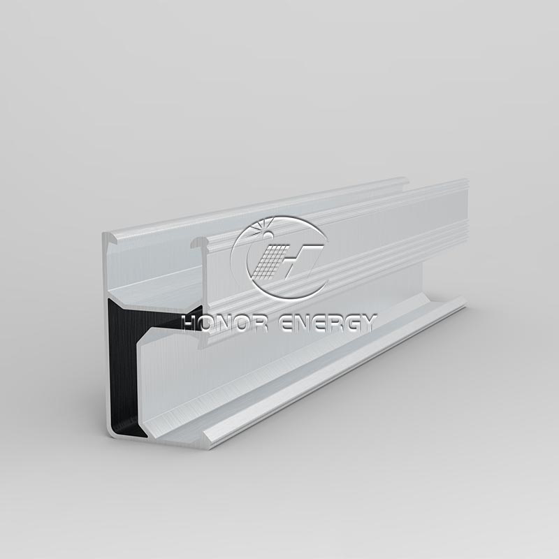 Rail solaire en aluminium