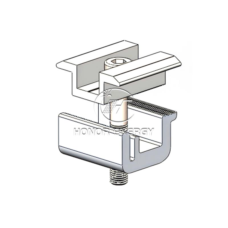 Pince centrale solaire sans perçage
