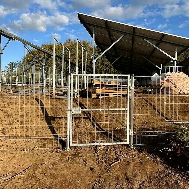 Montage de ferme solaire