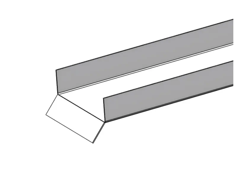 Canal étanche horizontal solaire