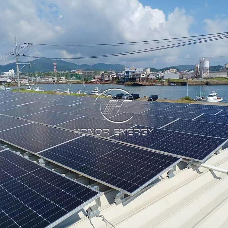 Montage de toit solaire