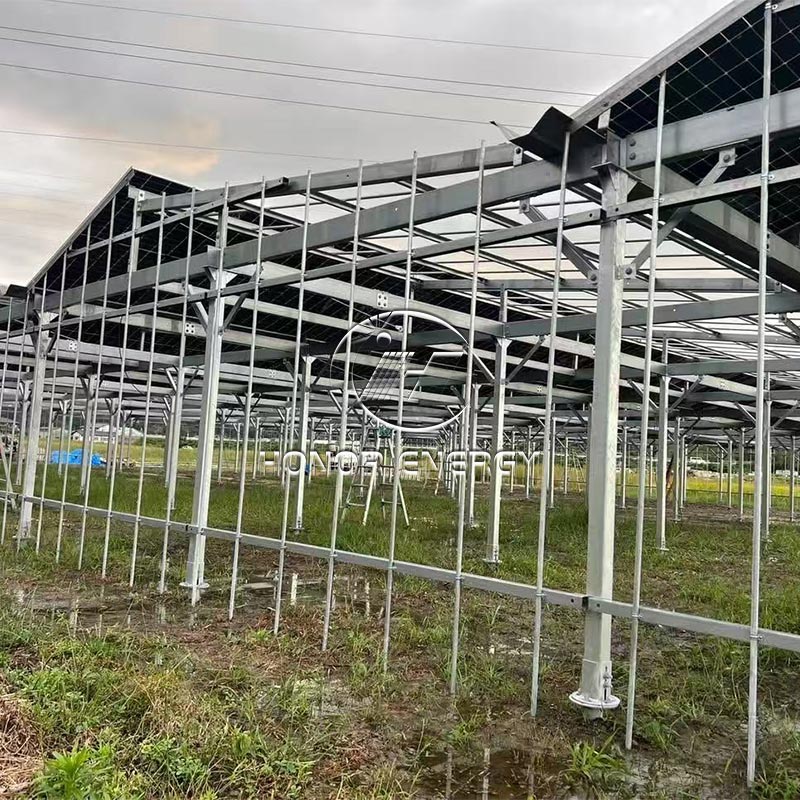 Mont des terres agricoles en acier à la serre en acier