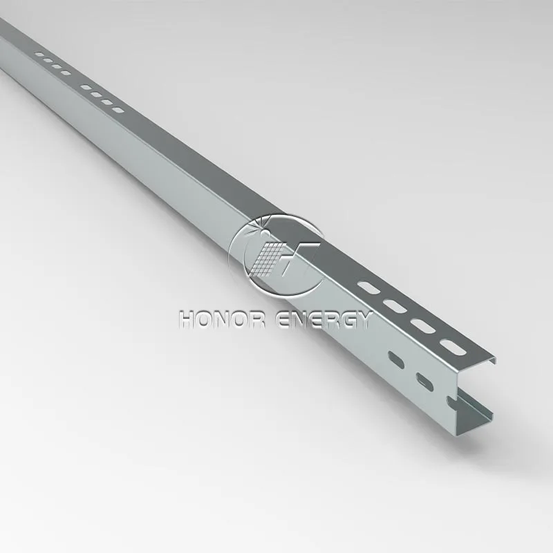Rail solaire en acier